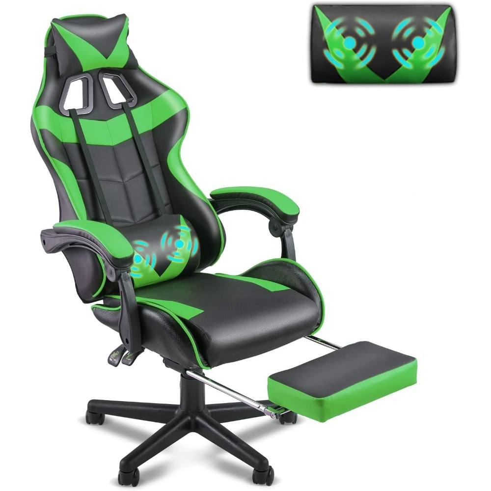 Sofas - Sedia da Gaming Ergonomica con Poggiapiedi