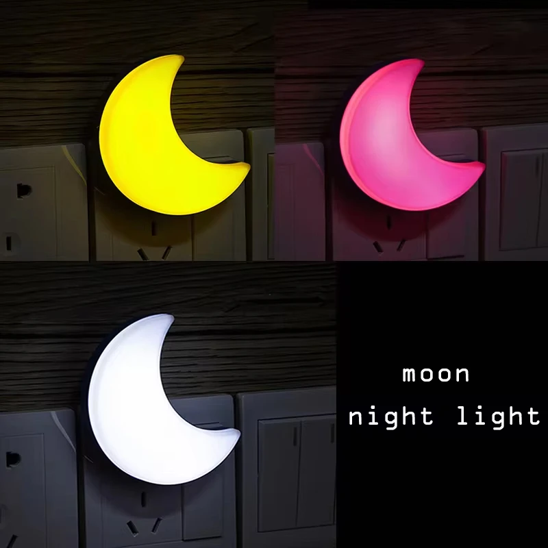 Floating Nightstand With Led Light - Luce Notturna a Forma di Luna