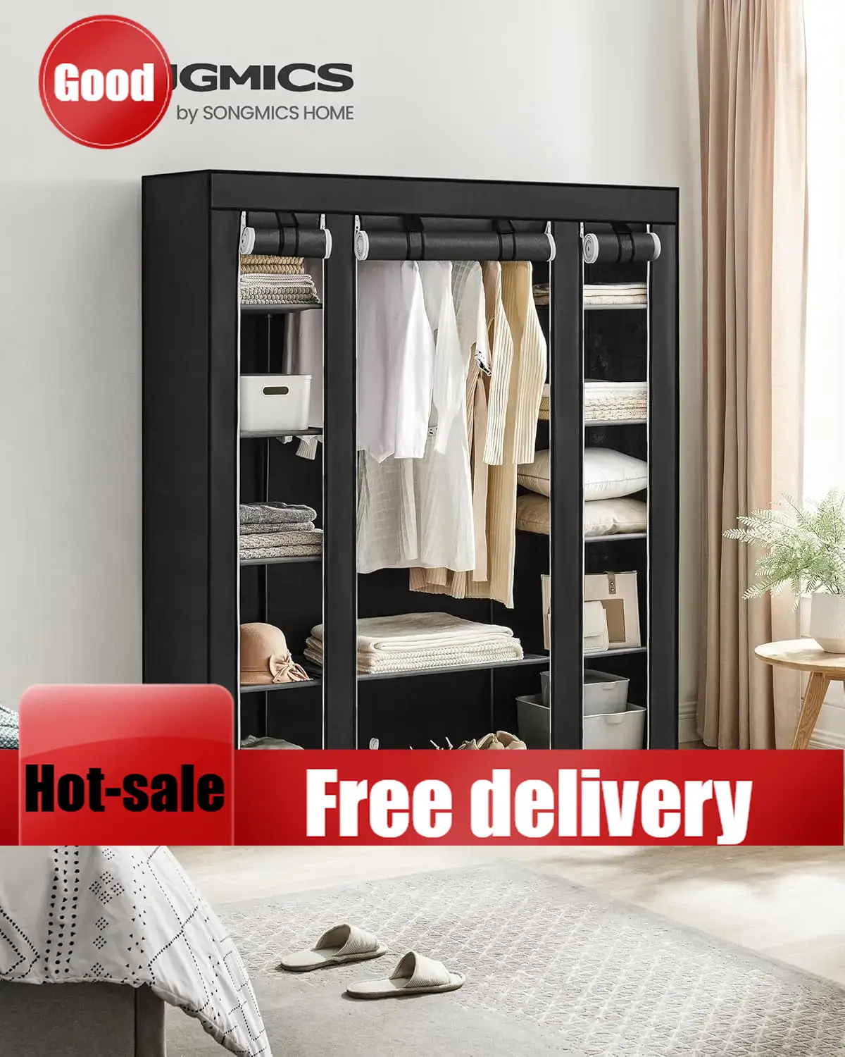 Armadio Cheng-Closet, Guardaro - Wardrobe Closet Portable Fabric Cover recensione e prezzo