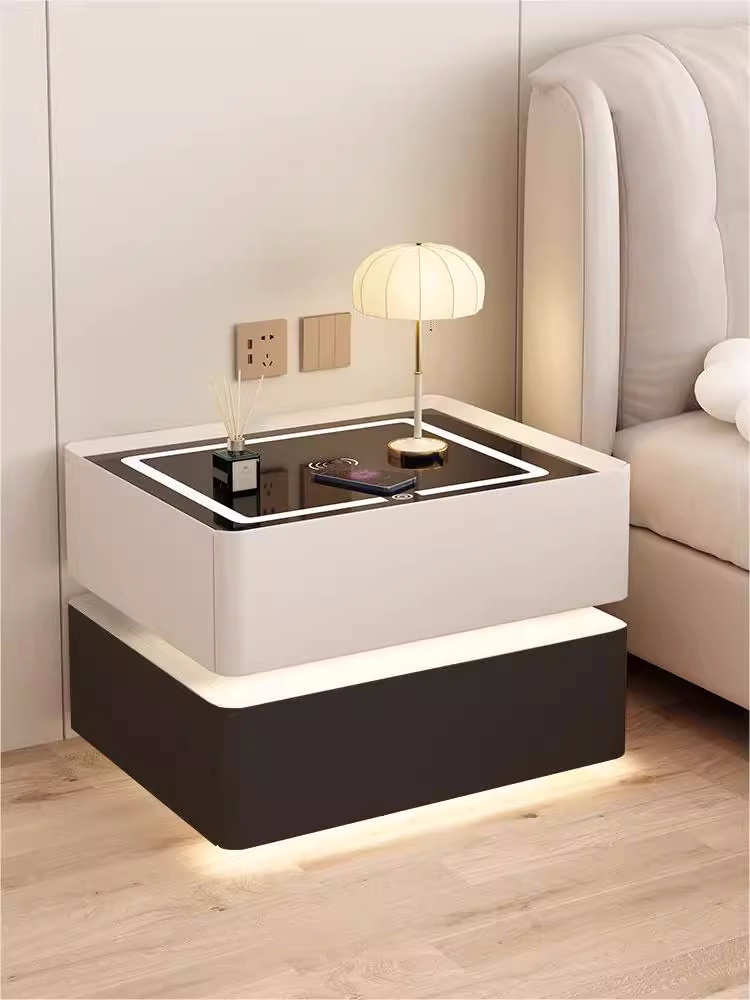 Comodino intelligente in legno - Solid Wood Nightstand 2 Drawers recensione e prezzo
