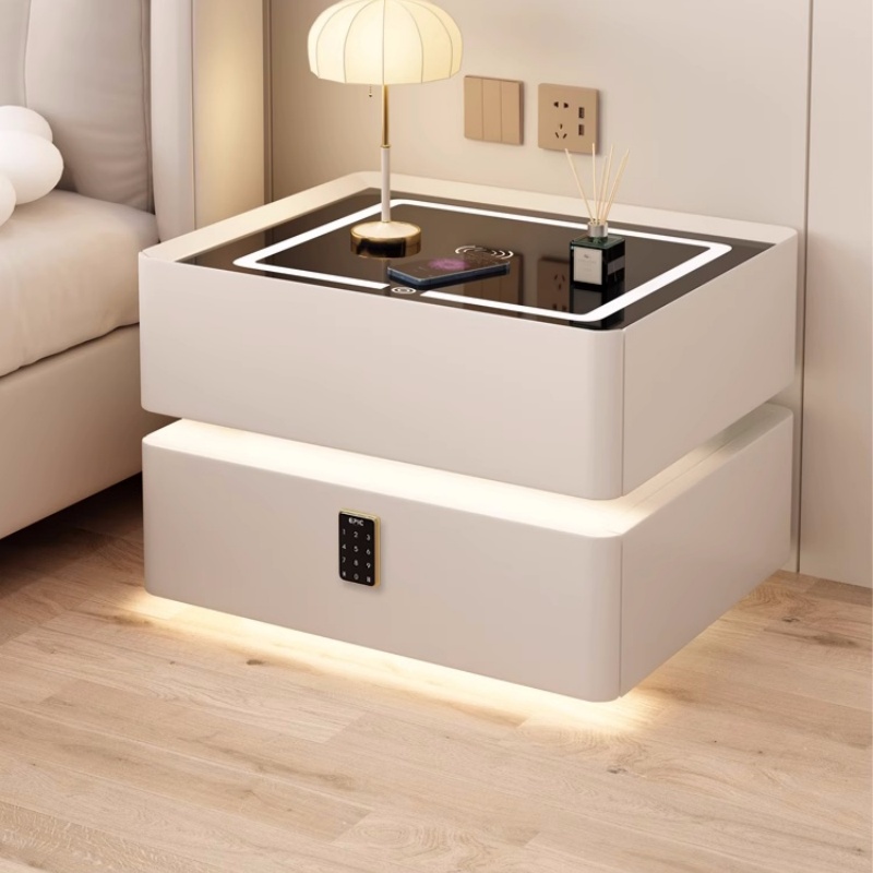 Comodino intelligente in legno - Solid Wood Nightstand 2 Drawers recensione e prezzo