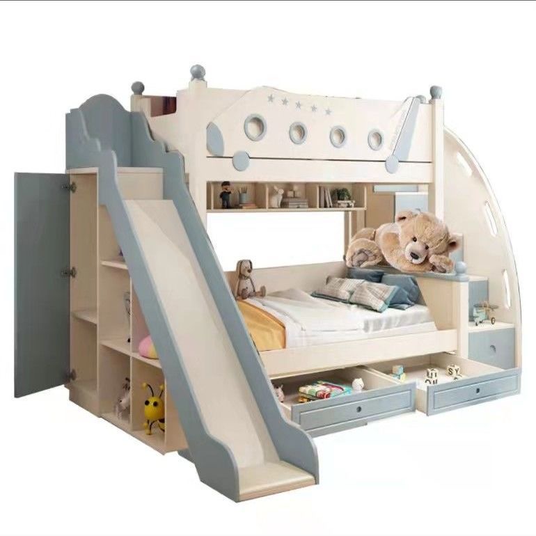 Letto a castello in legno stil - Bunk Bed With Stairs And Slide recensione e prezzo