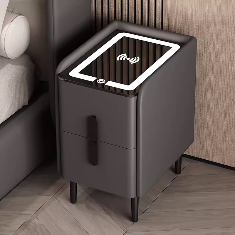 Comodino intelligente in stile - Solid Wood Nightstand 2 Drawers recensione e prezzo